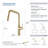 KIBI Macon Pull Down Kitchen Faucet-46545181-48024393