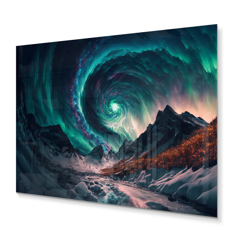 Décoration murale aurores boréales magiques aurores boréales, H 12 po x l 20 po x P 1 po