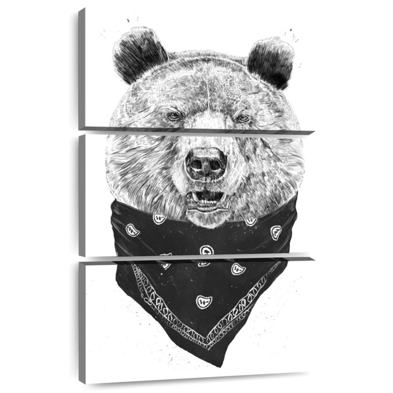 Brampt Wild Bear II, 45" H x 28" W
