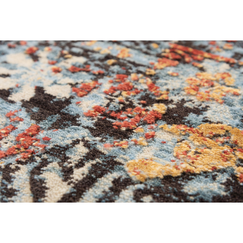 Wool Abstract Indoor Rug, Rectangle 10' x 13'