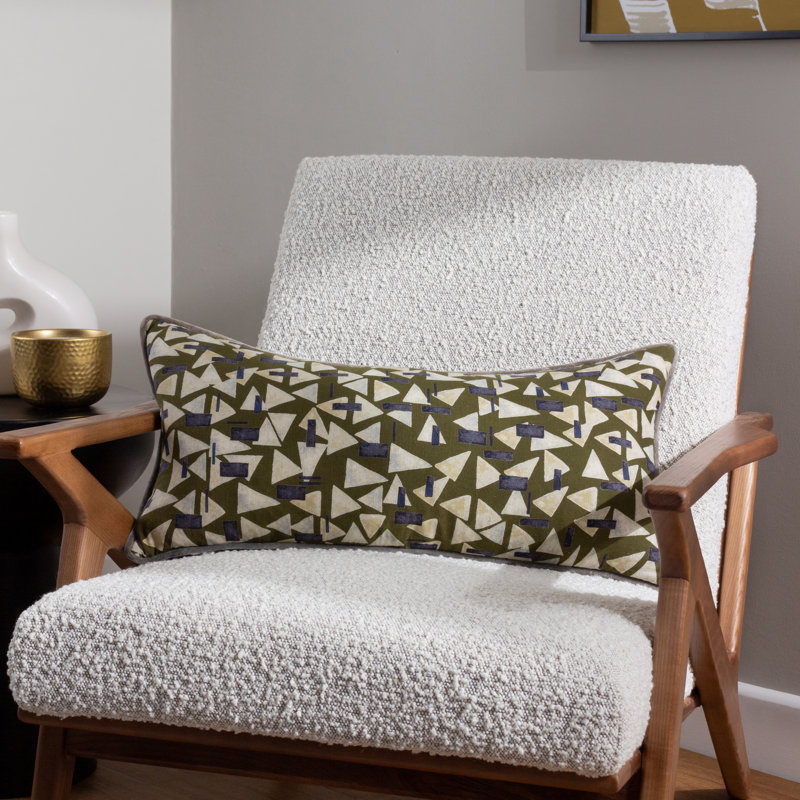 Geometric Rectangular Throw Cushion