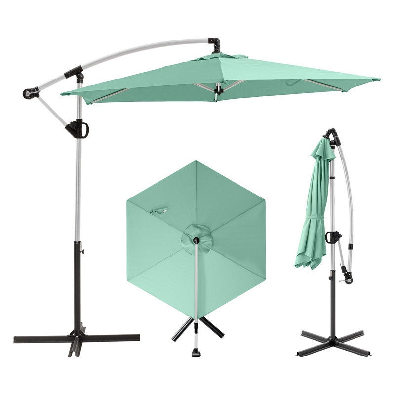 Parasol de patio extérieur 9 ', Vert