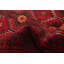 Tapis rouge teimani noué à la main 3 pi 3 po x 6 pi 0 po