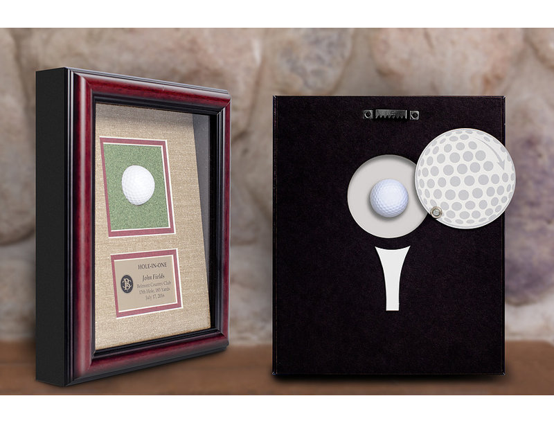 Winsett Golf Hole in One Shadow Box Frame