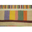 Tapis géométrique carré en laine à motif géométrique 7 x 7