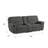 Hashlamoun Upholstered 93'' Reclining Loveseat