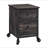 File Pedestal with Smooth-Glide Drawer, Dark Oak finish