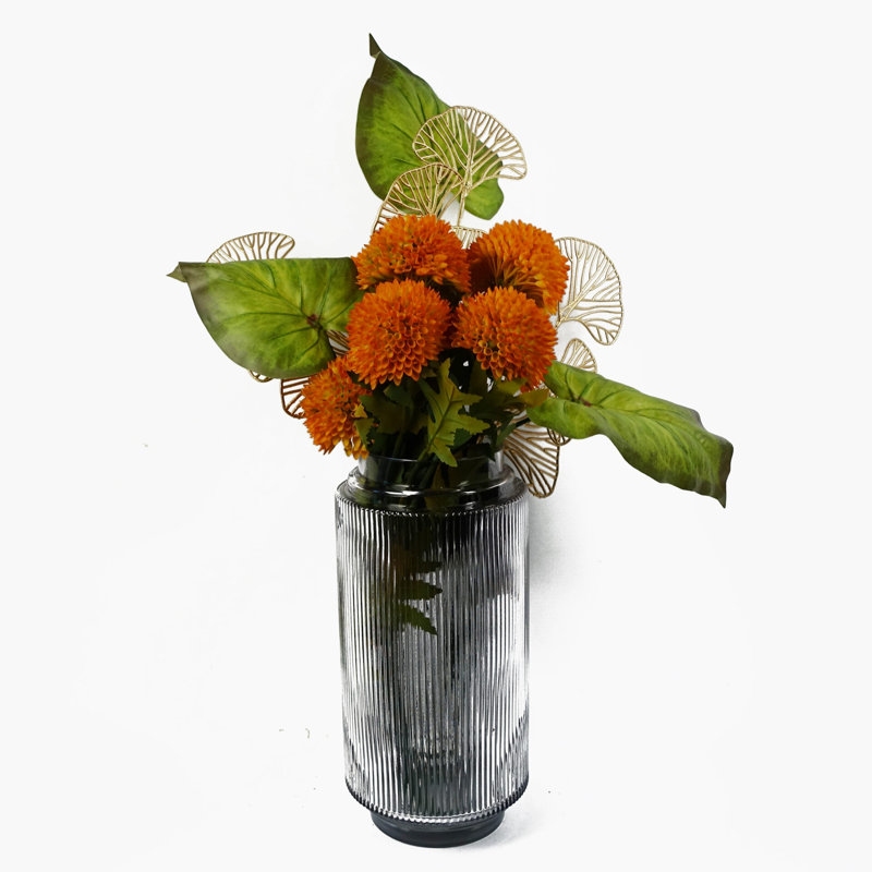 Plastic, Silk Artificial Arrangement, Yellow