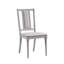 Chaise d'appoint rembourrée beige et nature Gerrish 