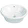 Fauceture White Vitreous China Oval Drop-In Bathroom Sink with Overflow