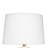 Lizy Accent Table Lamp, White Linen Shade, Bubble Ceramic Base 20 Inch