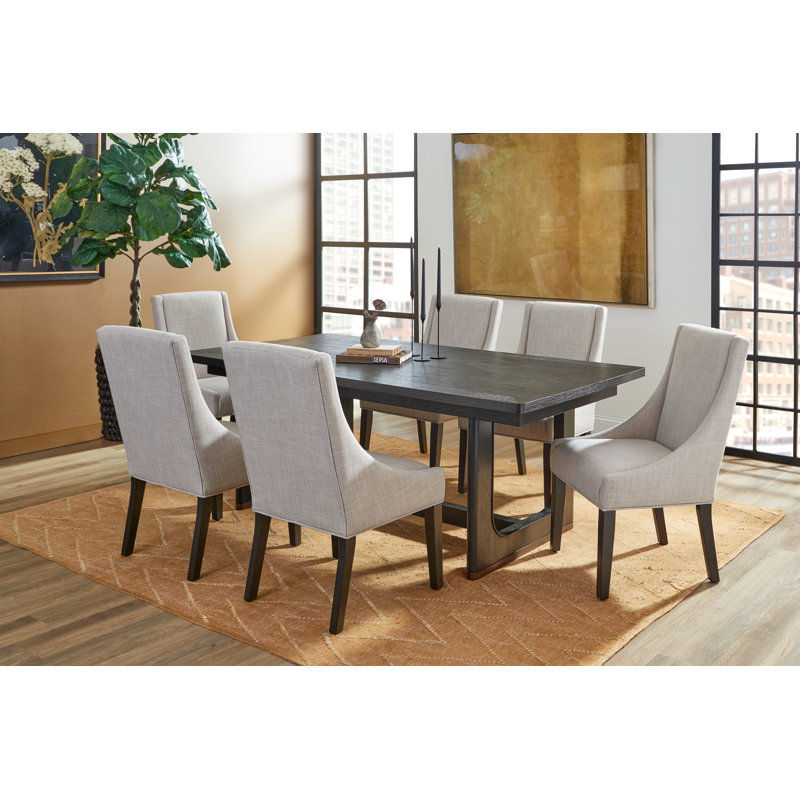 Waterfall 7 Piece Rectangular Dining Set