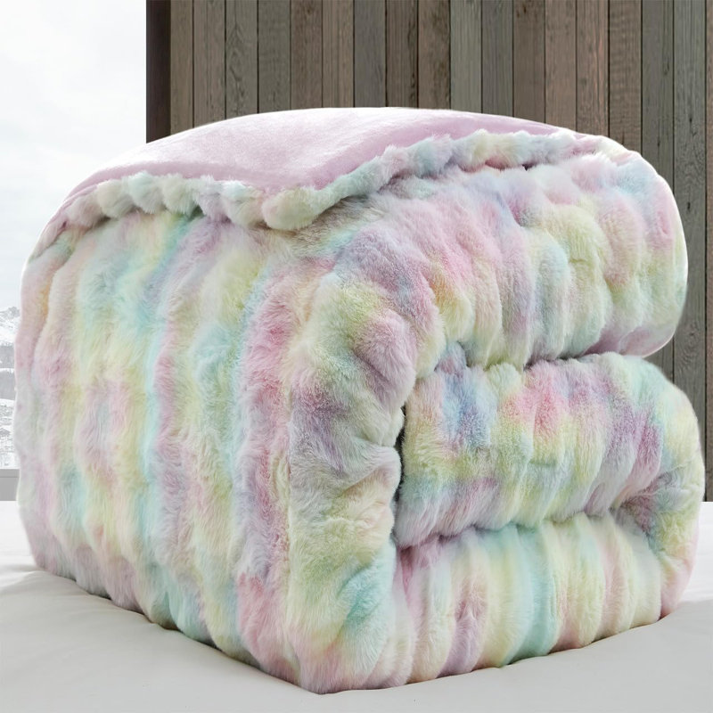 Sherbert Scoops - Coma Inducer Oversized Comforter Set - Rainbow Sprinkles, Twin XL Comforter + 1 Standard Sham