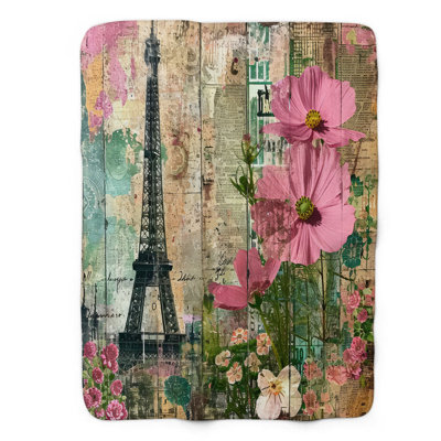 Machine Printed Throw Blanket