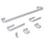 6-Piece Bathroom Hardware Set ZORRITOS with Towel Bars and Hooks Metal-1934686162