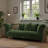 Chenille Fabric Two-Seater Sofa