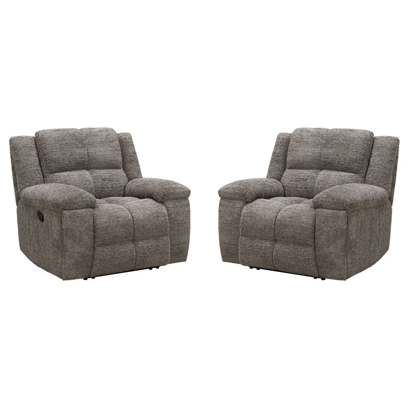 Ensemble de deux fauteuils inclinables