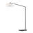 Stretch Arc Floor Lamp - 87", Matte Black, Step Switch, Rectangular marble base