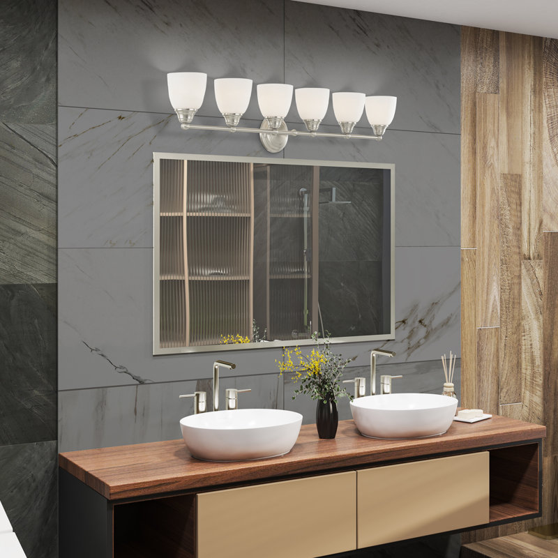Mayday 6 - Light Dimmable Vanity Light, Brushed Nickel