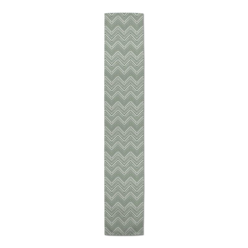 Chemin de table Clarra, 90 po x 16 po, Vert
