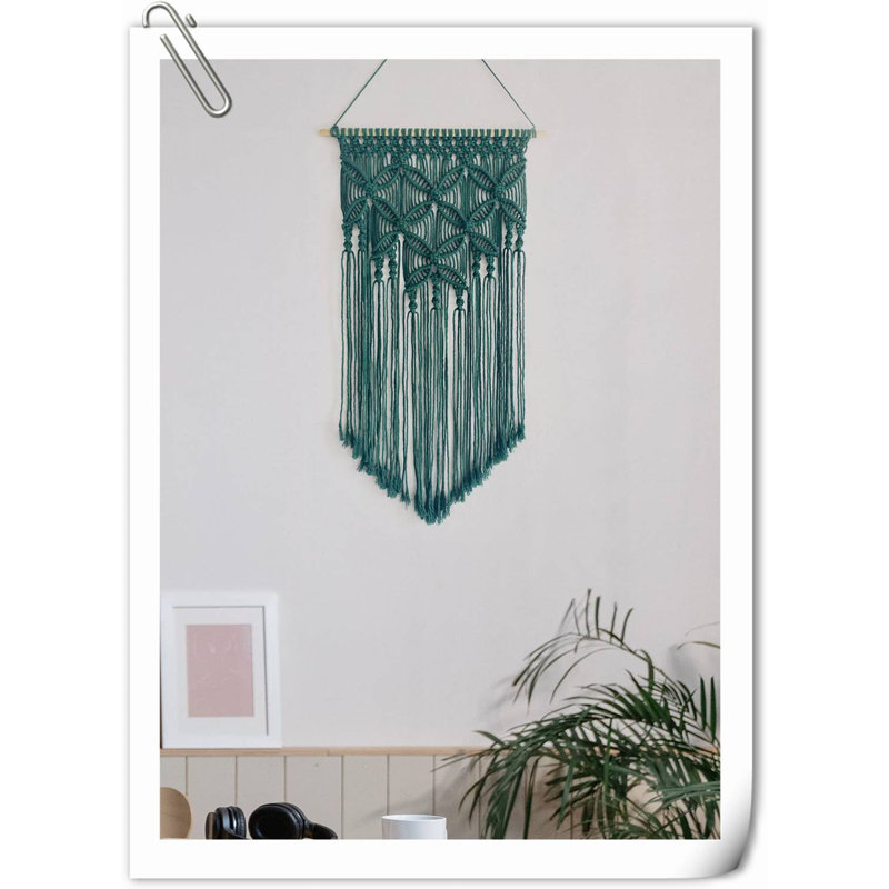 Wall Decor on Fabric, Green