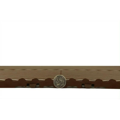 FlooringInc 12 in. W x 12 in. L Garage Flooring Roll Drain Tiles in