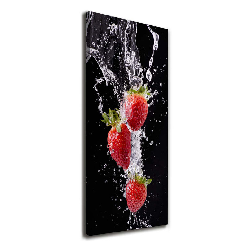 Strawberries - Wrapped Canvas Print