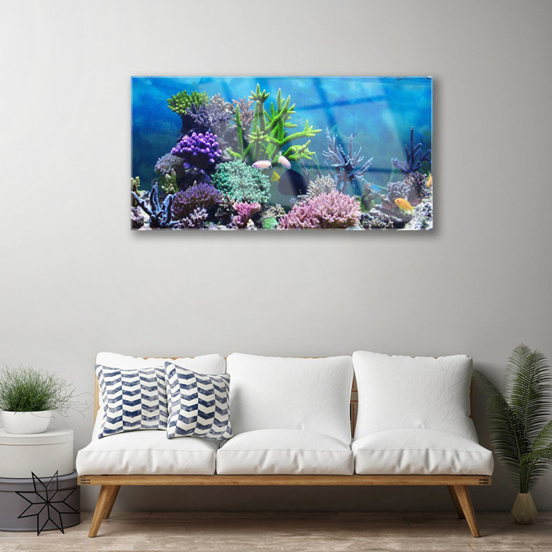 Coral Reef Nature - Unframed Photograph on Glass
