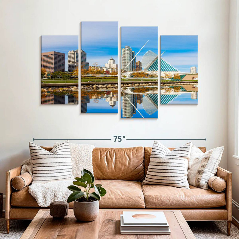 Nicci Milwaukee Skyline, H 42 po x l 68 po