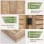Paravents en bois 5,6 pi-1071898480-1071898483
