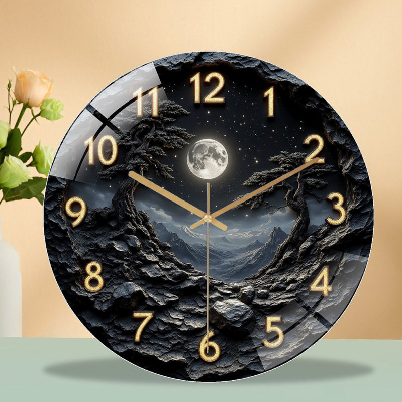 Horloge murale 12 po Stone Mountain