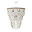 Wood Bead Chandelier-105437792