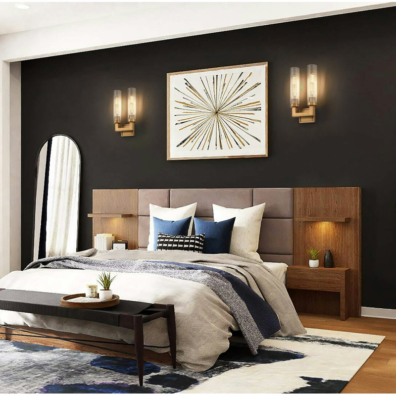 Mortola 2 Light Wall Sconce, Brass