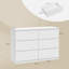 100 cm W Chest of 6 Drawers