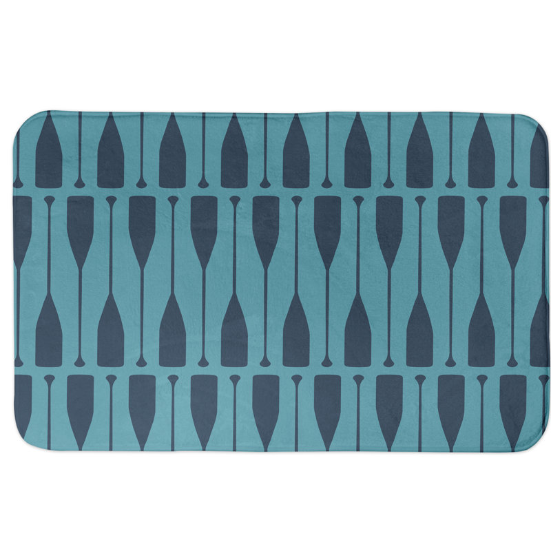 Tapis pour salle de bain raquette Rachael