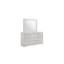 Commode à 6 tiroirs en bois blanc de style moderne Blanca