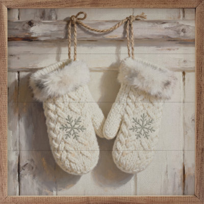 Mittens With Snowflakes