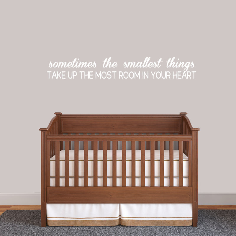 Text & Numbers Non-Wall Damaging Wall Decal, White