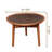 Oak Wood Nesting Coffee Table Set