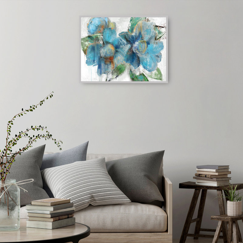 Bursting by Studio Arts Canvas Art Print, 43" H x 57" W, Champagne Silver Color Framed