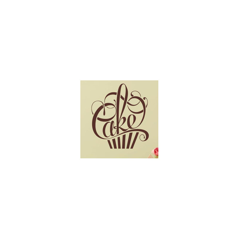 Wall Decal, Brown, Large