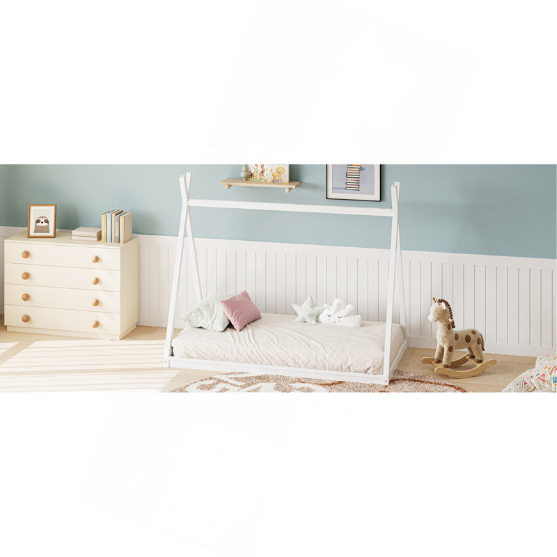 Lit de tente charmant de style Montessori pour un sommeil confortable