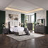 Catalan Queen 5Pc Charcoal Gray