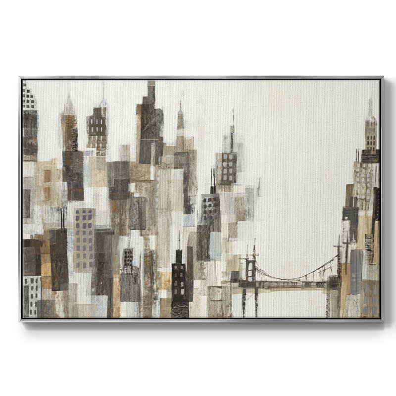 Port of Call, reproduction d'art sur toile, H 17 po x l 25 po x P 2 po, Argent