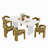 Modern Double Pedestal Dining Table Set-1152437829-1152437828