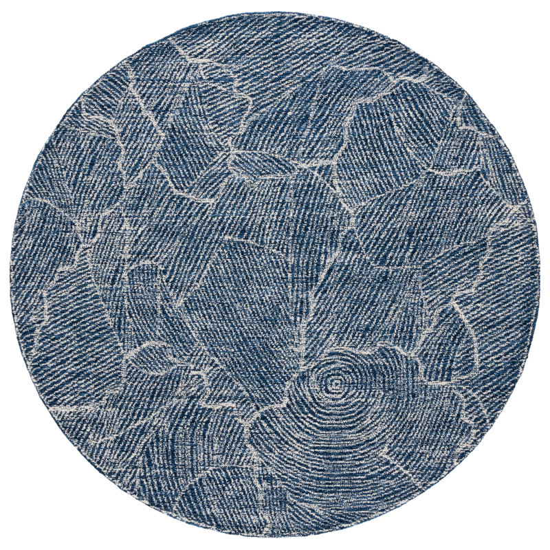 Tapis en laine Mairianne, Rond 6 pi