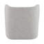 Chaise d'appoint, tweed gris