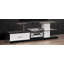Meuble télé rectangulaire polyvalent avec plusieurs options de rangement pour vos besoins de divertissement et de commodité organisationnelle