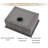 23" L x 18" W Undermount Bar Sink Gunmetal Black Bar Prep Sink 16 Gauge Stainless Steel Kitchen Sink