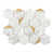 Carrara White-Hexagon with Metal est en rupture de stock